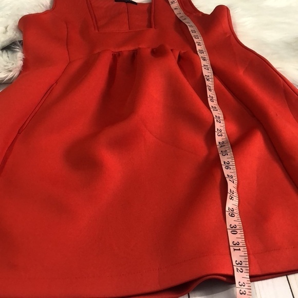 Nasty Gal Fit & Flare Orange Dress Size M.  NWT - Picture 11 of 11